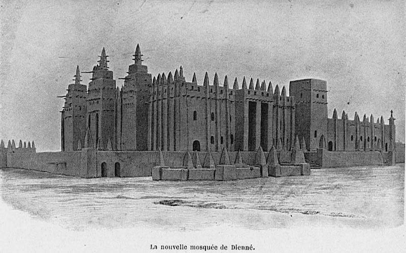 Djenne_Mosque_Dubois_1911
